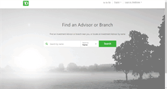 Desktop Screenshot of advisors.tdwaterhouse.ca